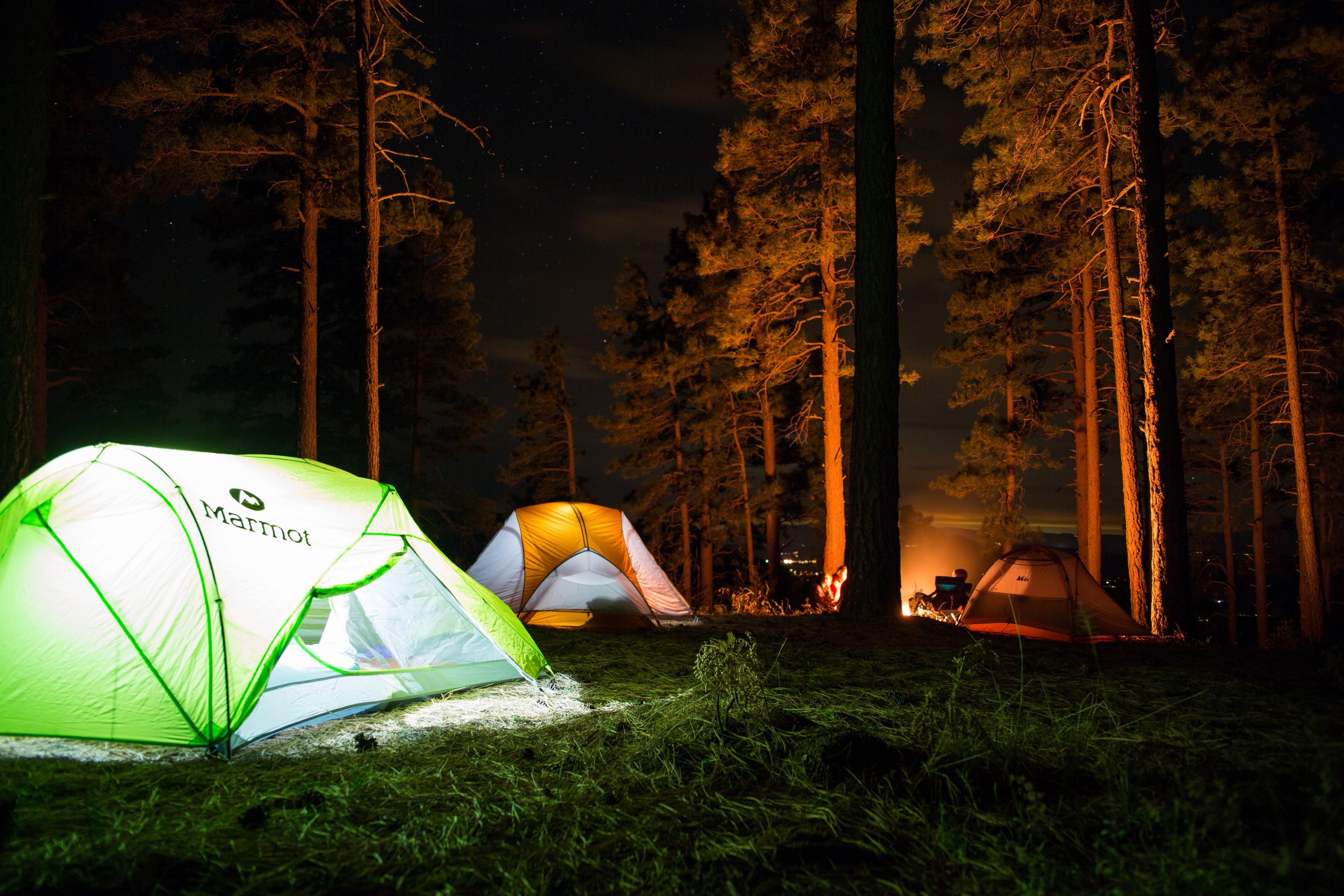 Camping nær Silkeborg
